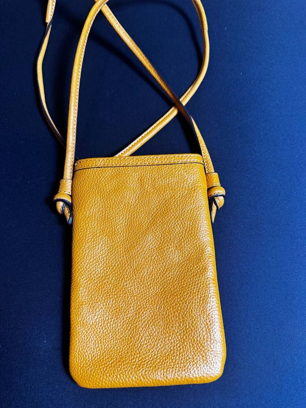 J. Jill Woven and Pebble Grain Leather Crossbody Cell Phone Bag - Picture 3 of 6